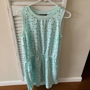 Banana Republic aqua dress